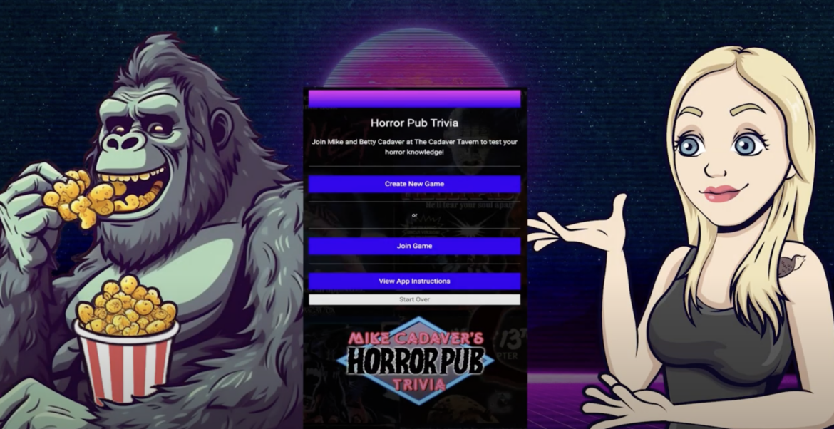 Mike Cadaver’s Horror Pub Trivia Instructions App/Website